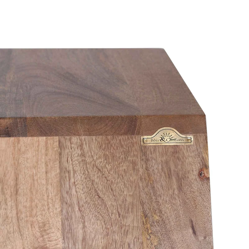 Grande étagère hexagonale | Bois de manguier