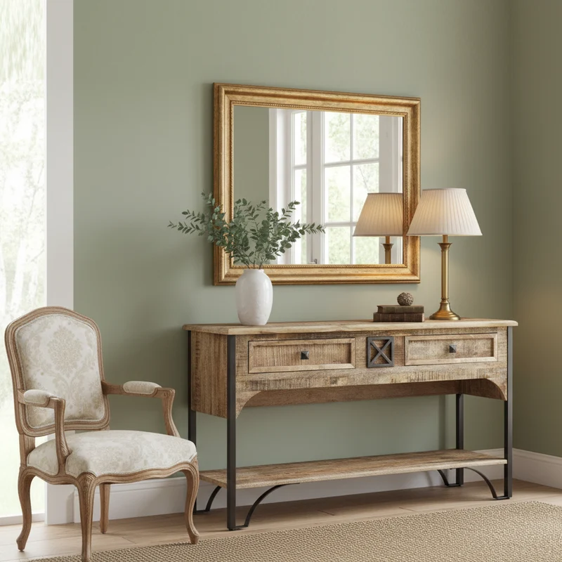 Console 2 tiroirs | Manguier Pondicherry