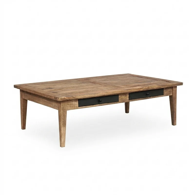 Table basse 4 tiroirs | Manguier Farm II