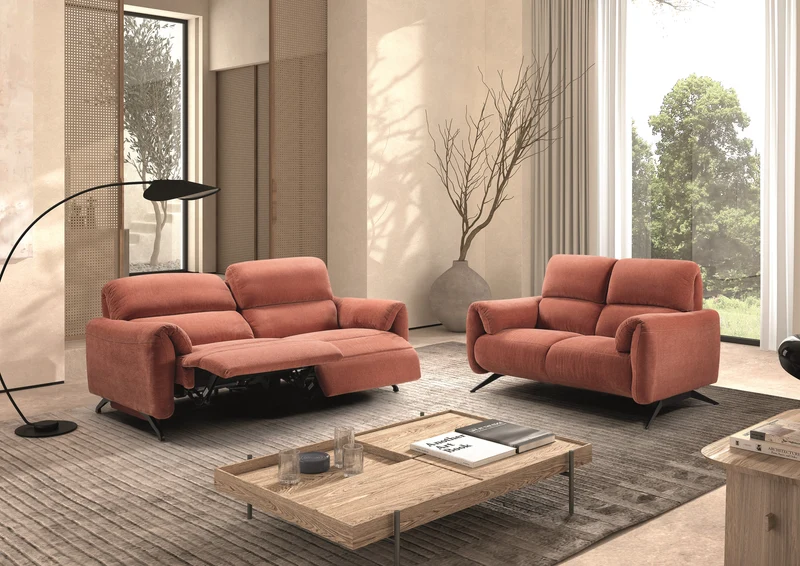 Canapé 3 places avec 2 relax | Melbourne Beige