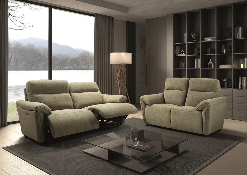 Canapé 3 places avec 2 relax | Barlin