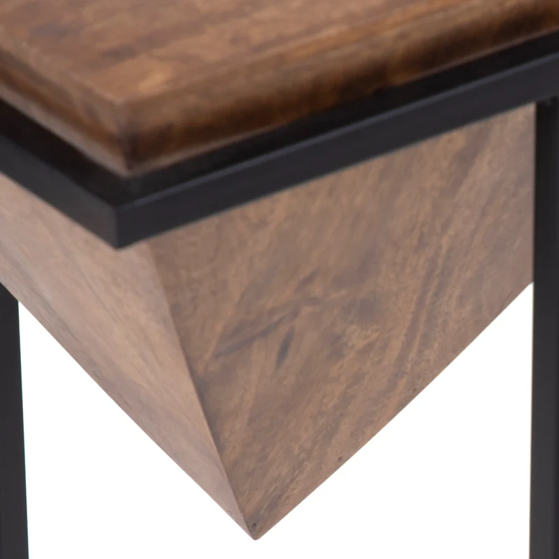 Sellette pyramide bois et métal | Mango Sirocco