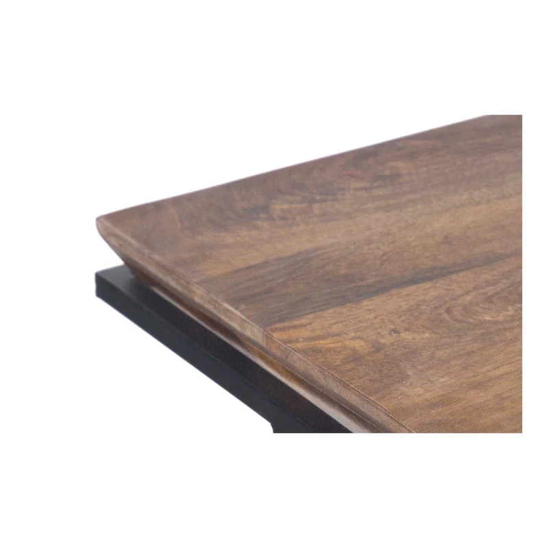 Console pyramide bois et métal | Manguier Sirocco