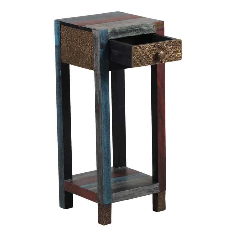 Table d'appoint 1 tiroir | Manguier Pushkar