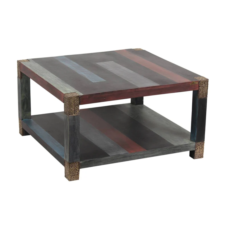 Table basse carrée 80 cm | Manguier Pushkar