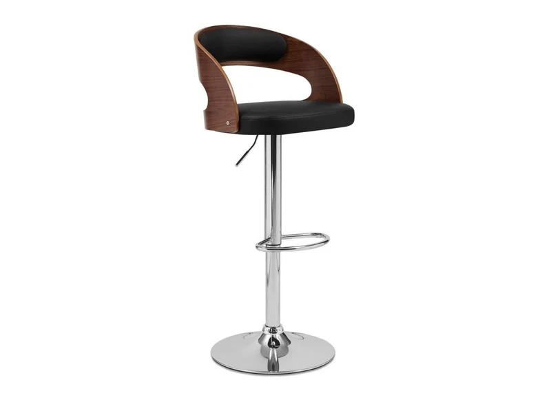 Tabouret de bar marron et noir KENT