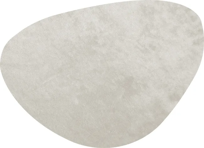 Tapis vinyle - Couleur Perle 65X89 cm
