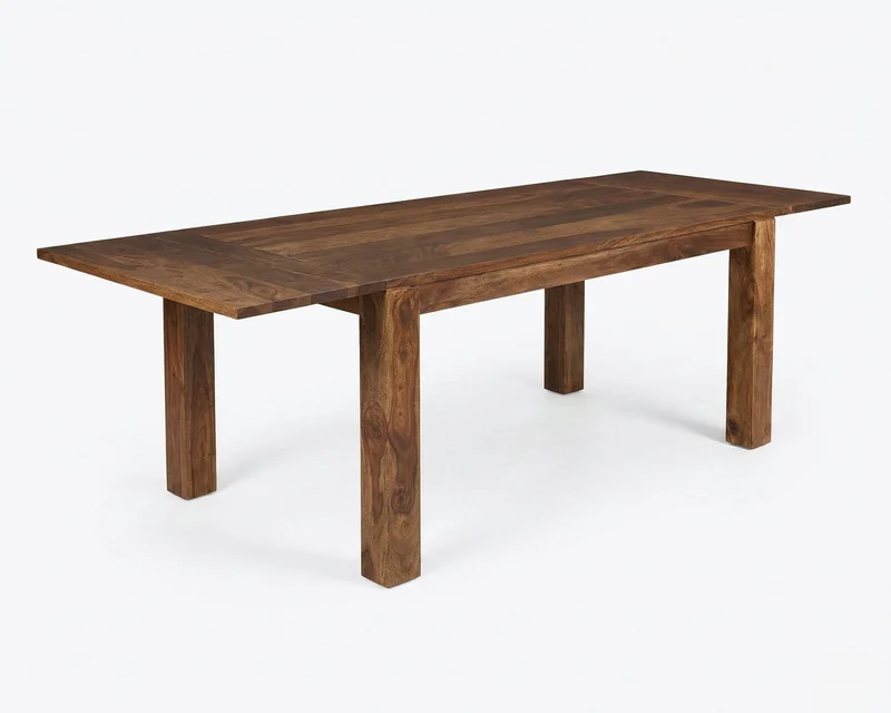 Table à dîner Avadi extensible 59" à 91"– sheesham massif brun