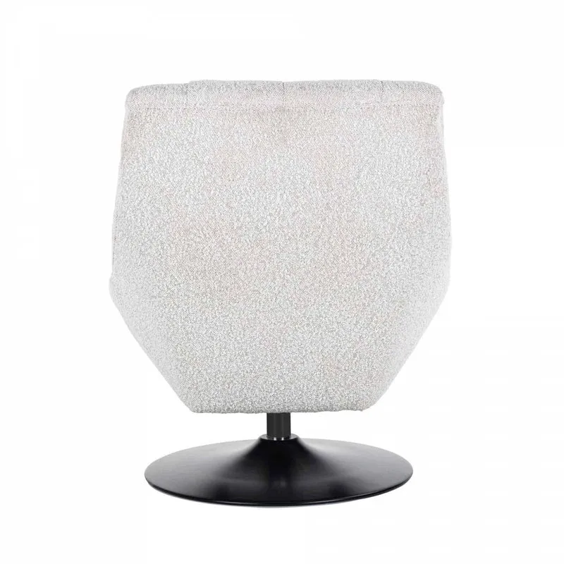 Fauteuil Richelle blanc Bouclé fire retardant (Copenhagen 900 Bouclé blanc)