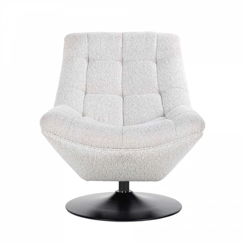 Fauteuil Richelle blanc Bouclé fire retardant (Copenhagen 900 Bouclé blanc)