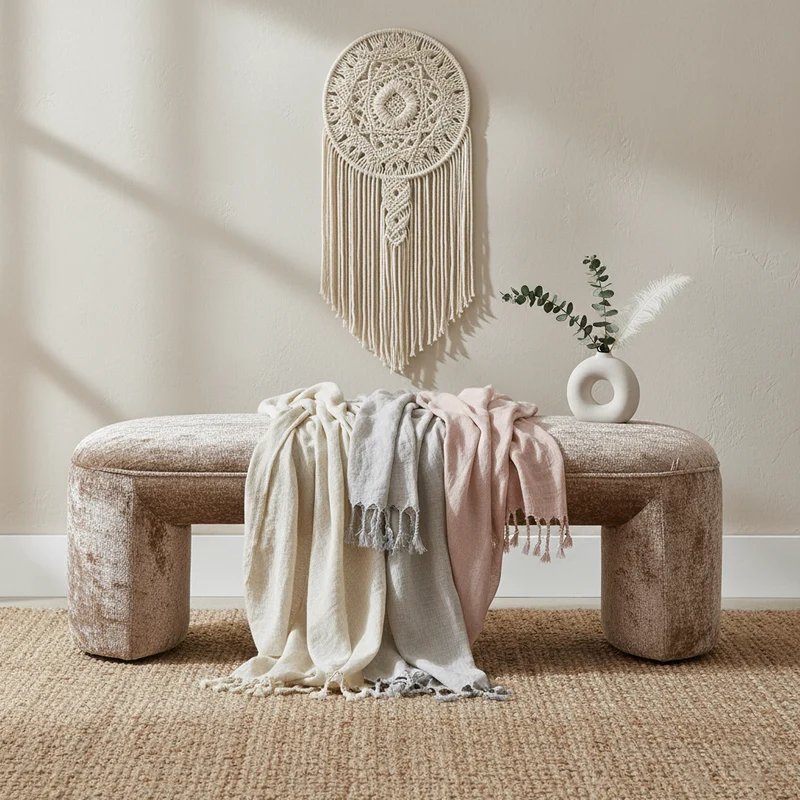 Canapé Fargo taupe chenille (Bergen 104 taupe chenille)