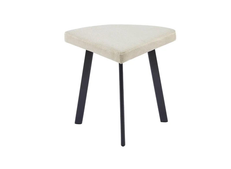 Ensemble table à manger en bois avec 4 tabourets beige IRINA