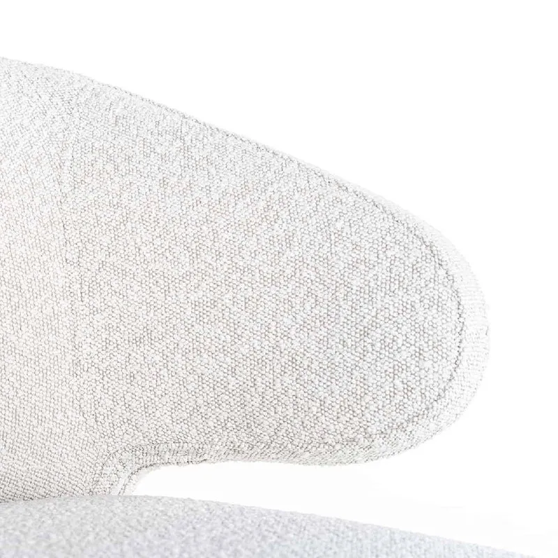BarChaise Indigo blanc Bouclé (Copenhagen 900 Bouclé blanc)