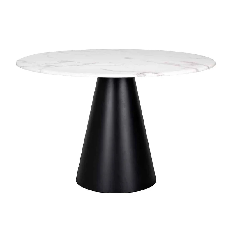 Table de repas Degas 120Ø (blanc)