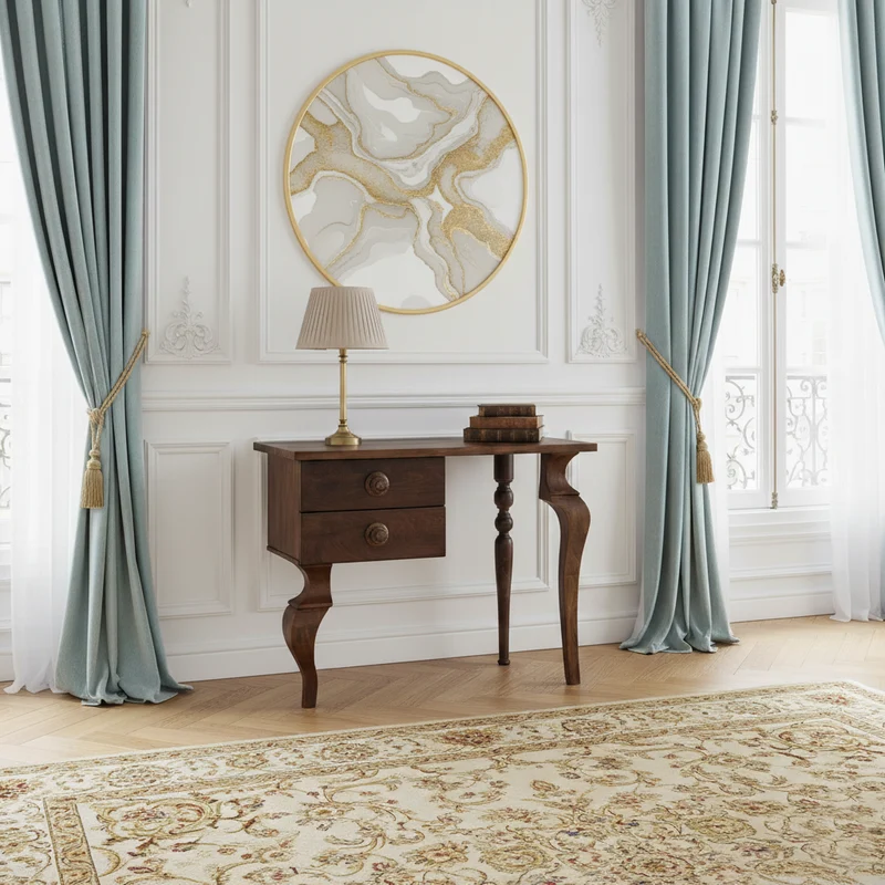 Petite console 2 tiroirs | Manguier Ramon