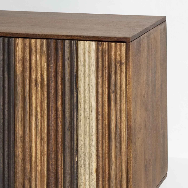 Buffet bas 3 portes multi teintes | Manguier Ramon