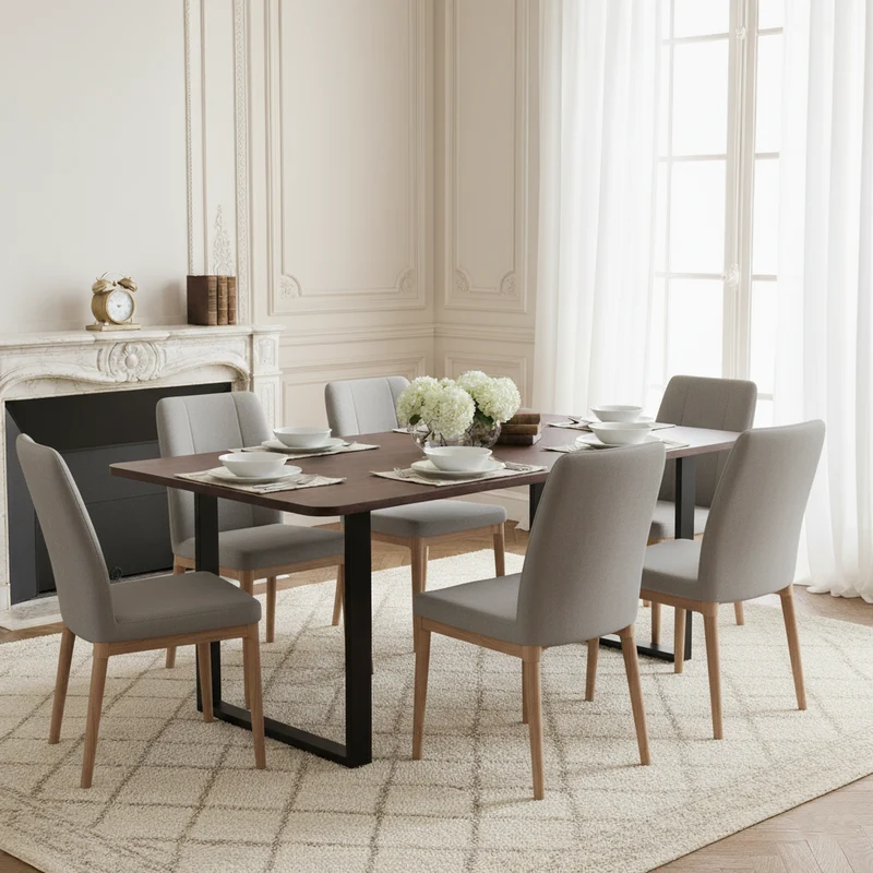Table de repas 200 cm en manguier | Manguier Kfir II