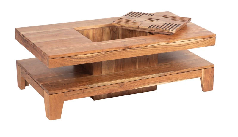 Petite table basse rectangulaire | Acacia Kavish II