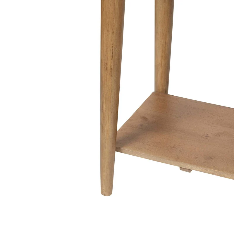 Console sculptée 2 tiroirs en bois massif manguier - Floria