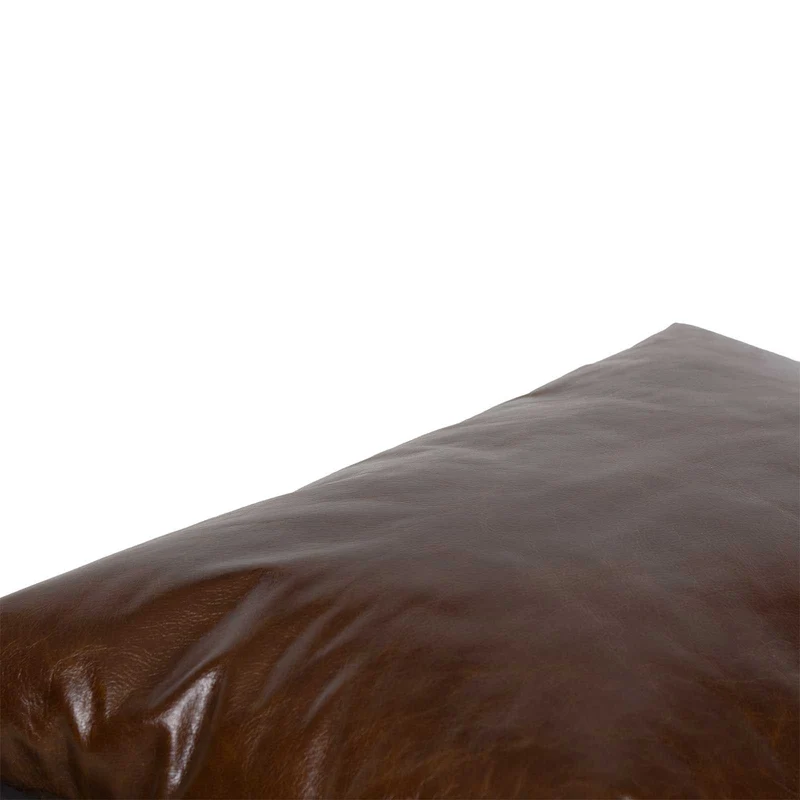 Damo Pouf Brun | Leather