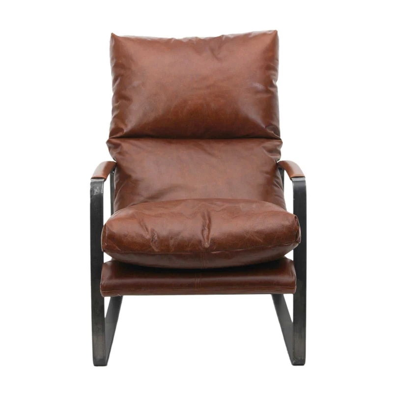 Damo Fauteuil Brun | Leather