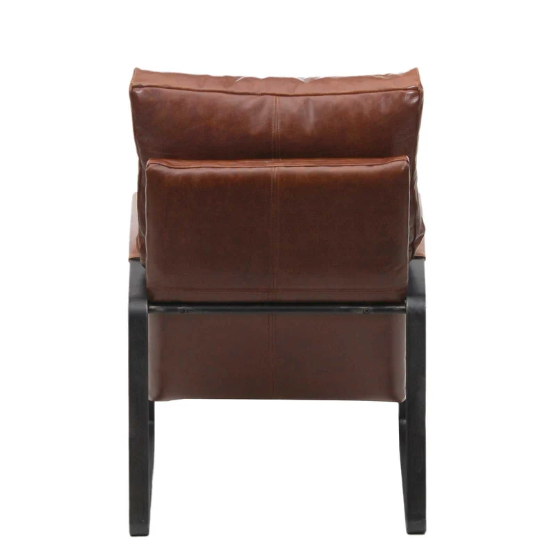 Damo Fauteuil Brun | Leather