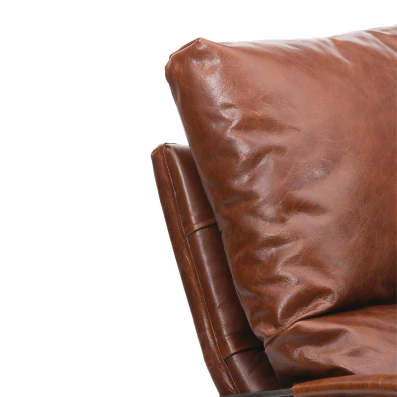 Damo Fauteuil Brun | Leather