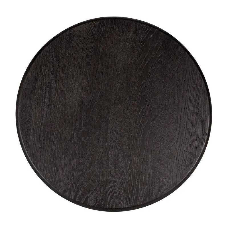 Table basse Macaron (noir rustic)