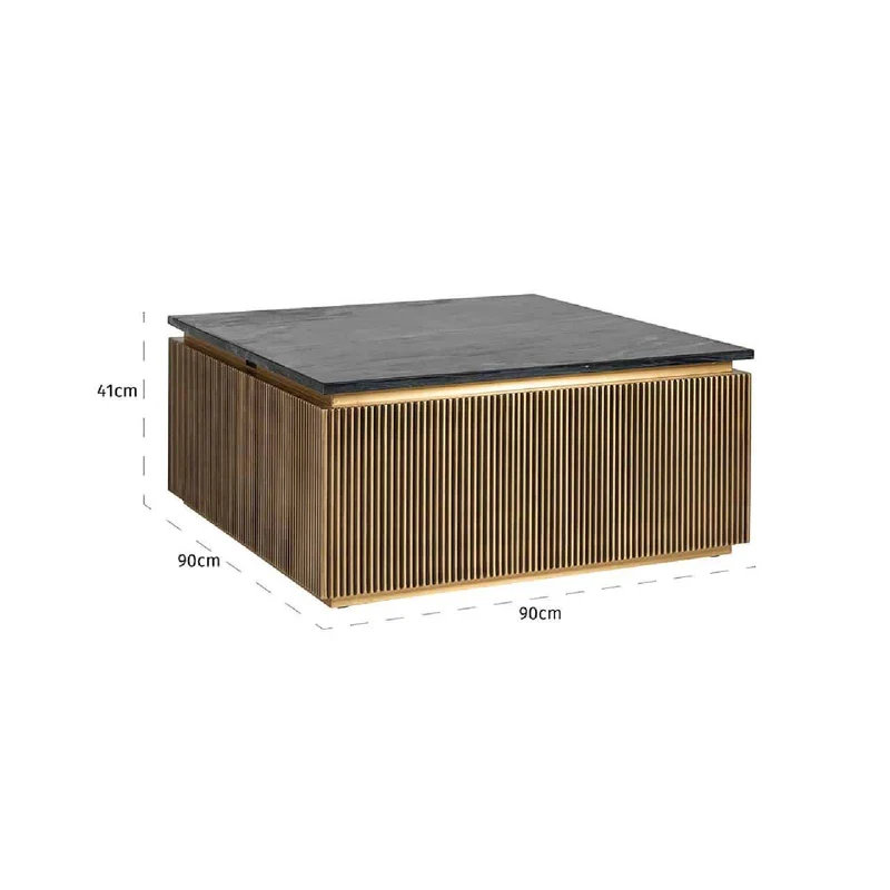 Table basse ferville (or)