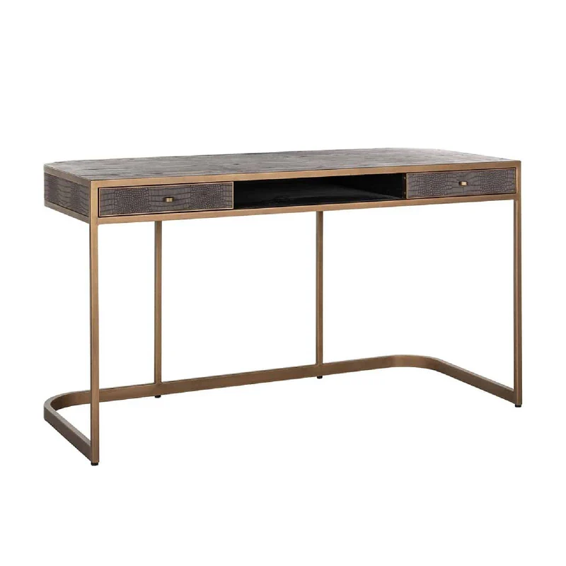 Bureau Classio 2-laden (brossé or)