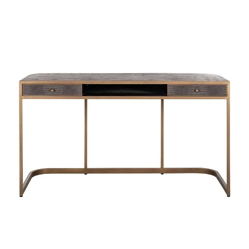 Bureau Classio 2-laden (brossé or)