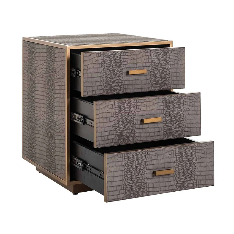 Ladenkast Classio 3-laden (brossé or)
