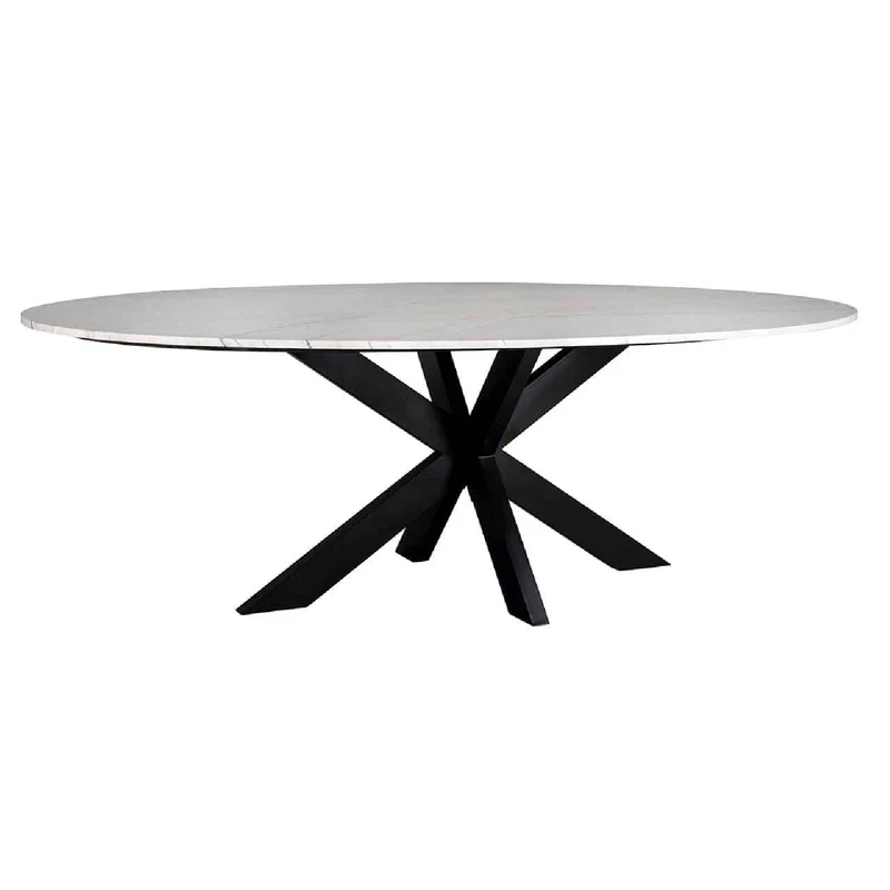 Table de repas Lexington ovaal 230 (blanc)