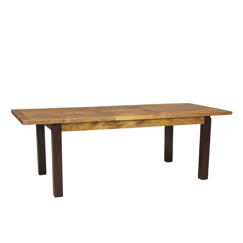 Table à manger rectangulaire 180cm- Rallonge centrale | Manguier Herods