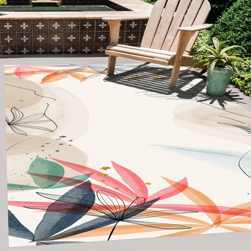Tapis adhésif en vinyle pour intérieur / extérieur – Jardín Osaka