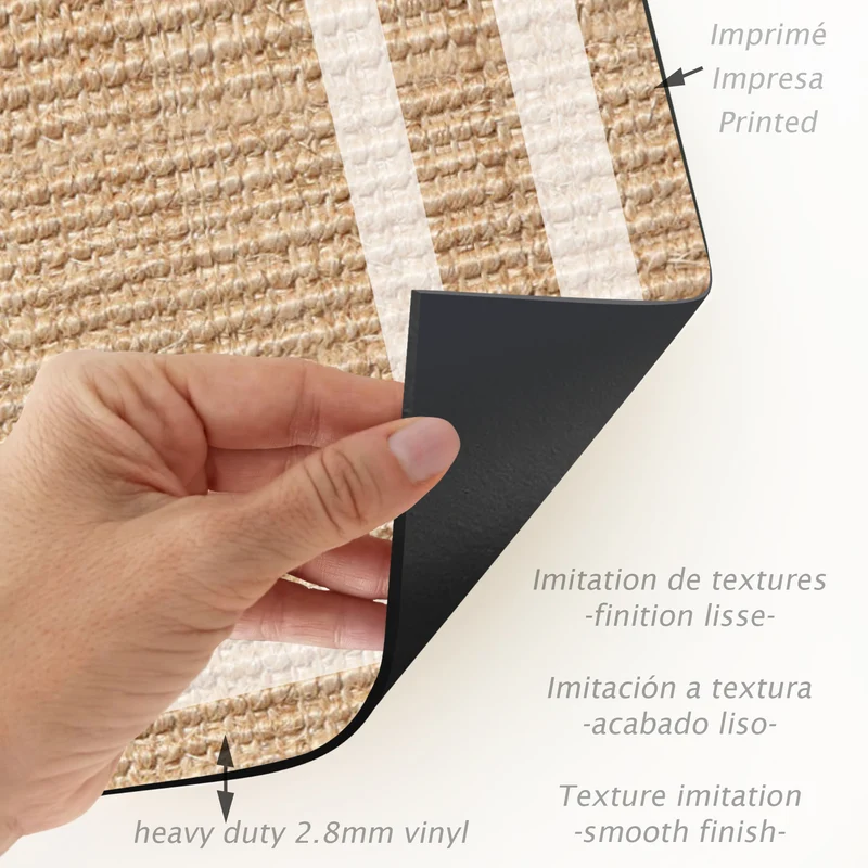Tapis adhésif en vinyle pour intérieur / extérieur – Agnan