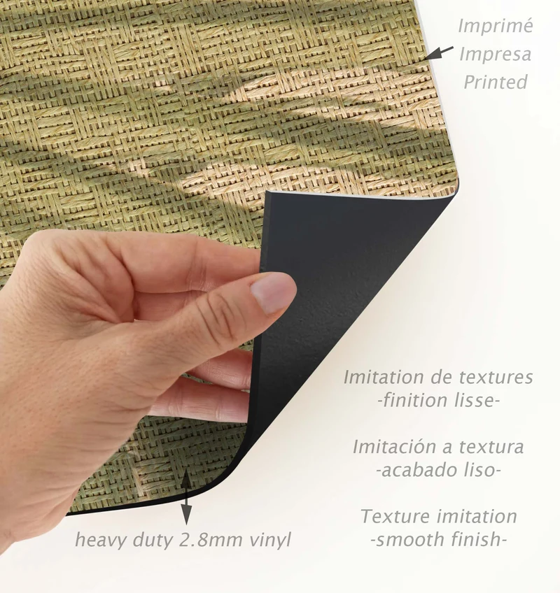 Tapis en vinyle pour intérieur / extérieur – Tropical