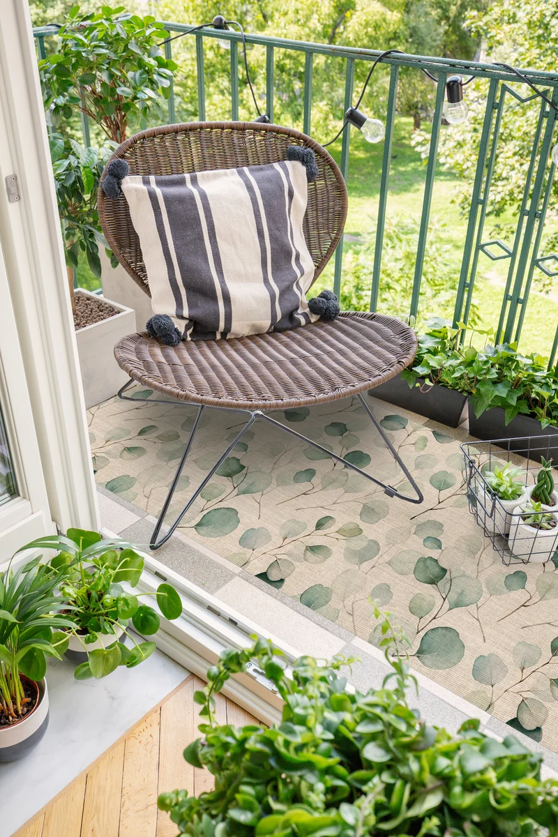 Tapis en vinyle pour intérieur / extérieur - Myrte