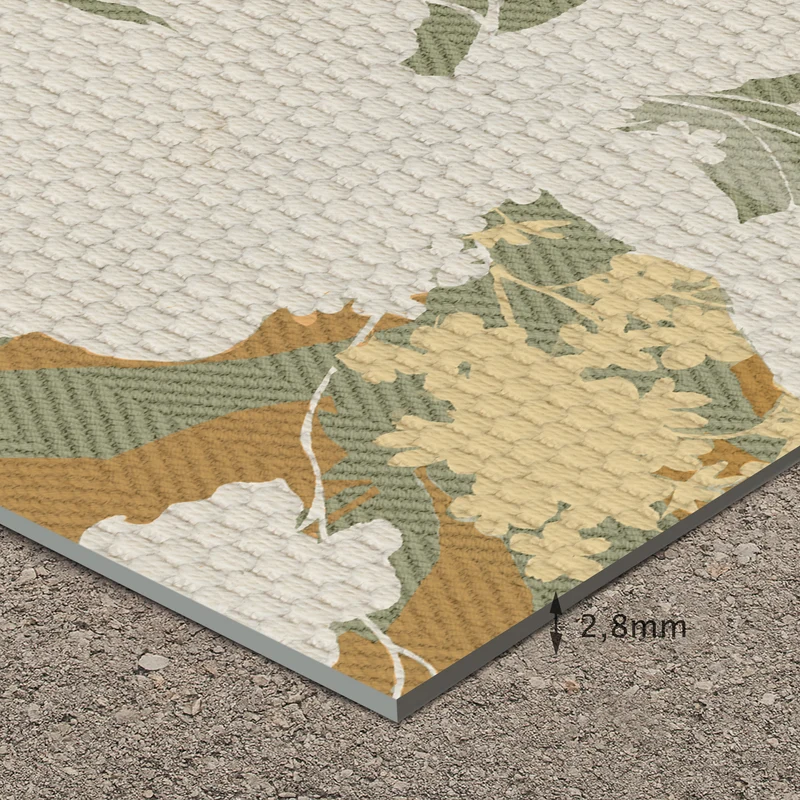 Tapis en vinyle pour intérieur / extérieur - Jardín vert
