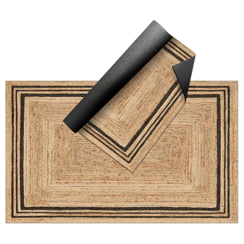 Tapis en vinyle pour intérieur / extérieur - Carthagène noir