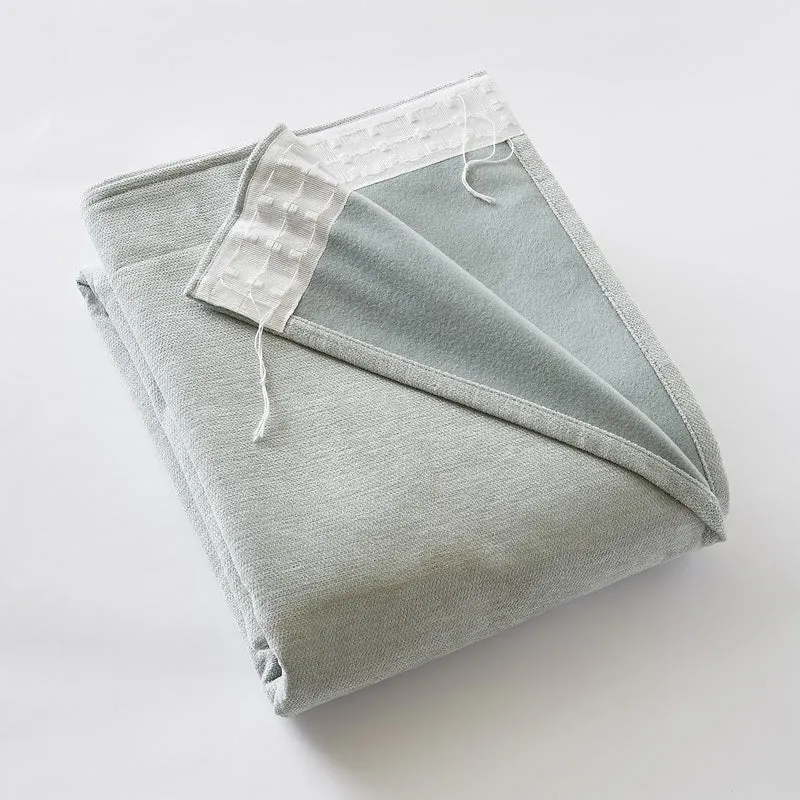Rideau galon fronceur 140 x 260 cm Occultant + polaire BJORN Eucalyptus