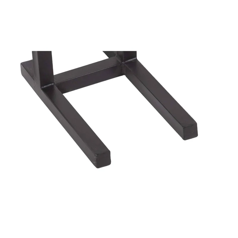 Set de 3 tables gigognes acacia et métal