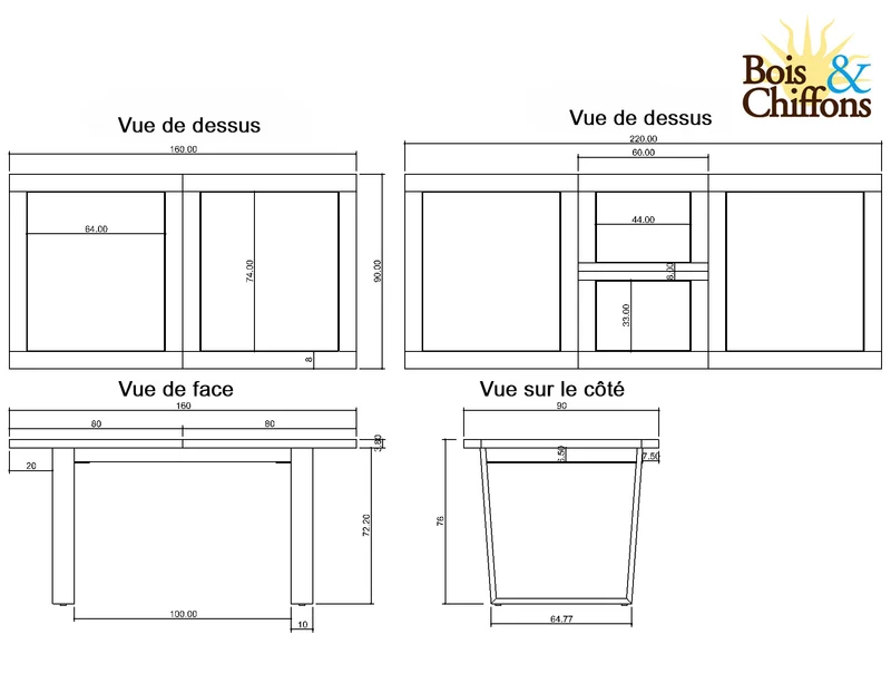 Table de repas extensible | Acacia Forest