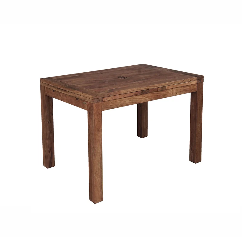 Table haute mange debout rectangulaire 130x90 miel | Acacia Gordon