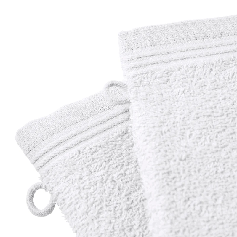 Lot de 2 gants de toilette 15 x 21 cm