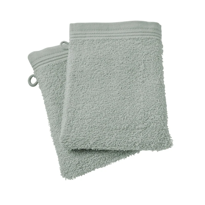 Lot de 2 gants de toilette 15 x 21 cm