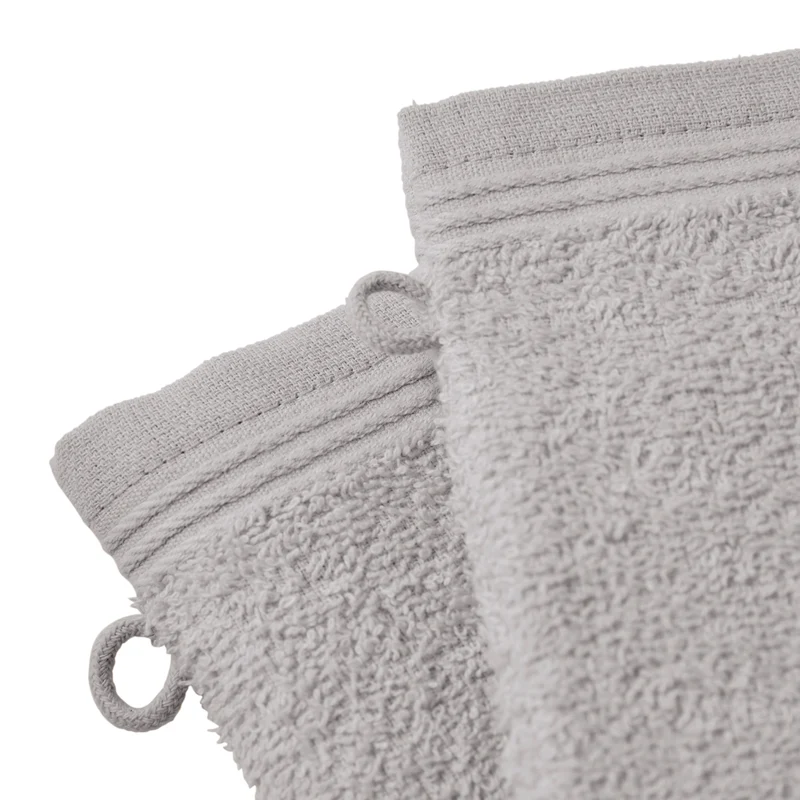 Lot de 2 gants de toilette 15 x 21 cm