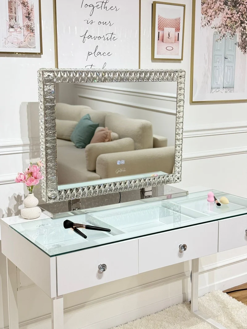 Miroir CRYSTEL led + bluetooth