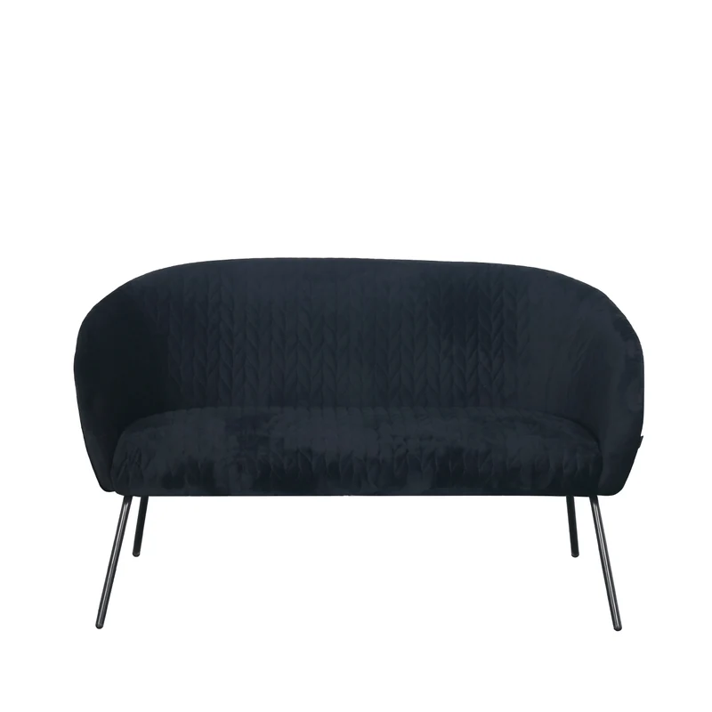 STOL Banquette 2 places en Velours anti tache