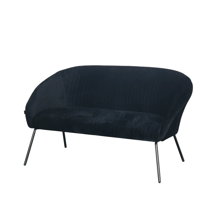 STOL Banquette 2 places en Velours anti tache